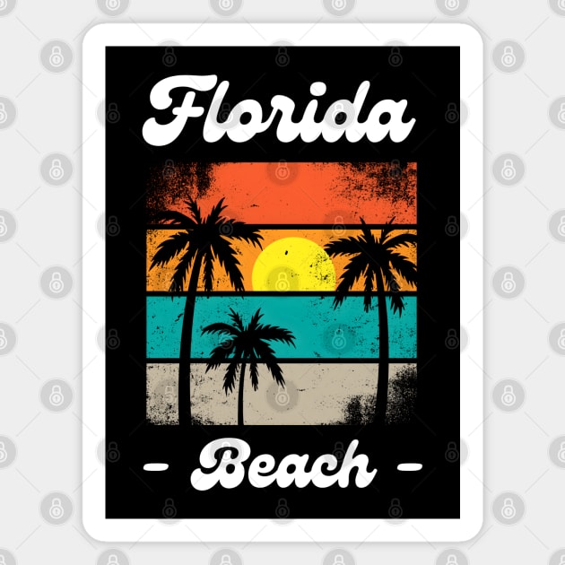 Florida Beach Magnet by MakerMind8.2